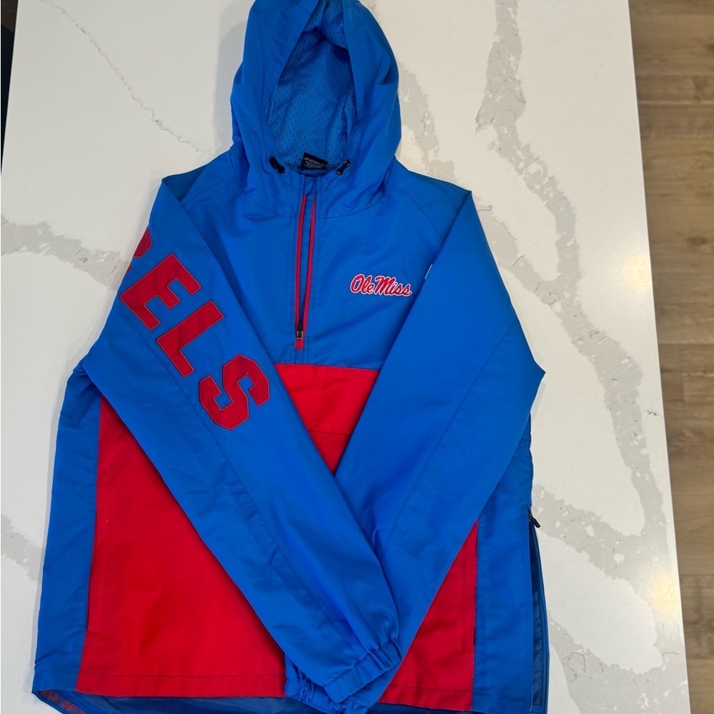 Colosseum Ole Ms Blue and Red Raincoat - Picture 4 of 12